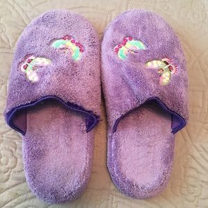Purple Butterfly Slippers